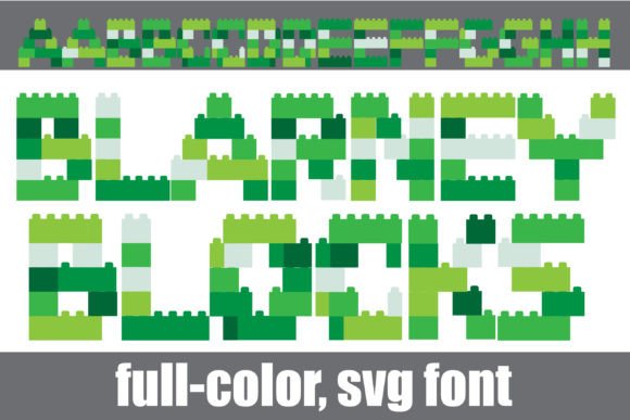 Blarney Blocks: A Playful Color Font for Modern Design