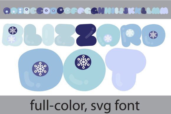 Blizzard Dot: A Whimsical Winter Font for Modern Design