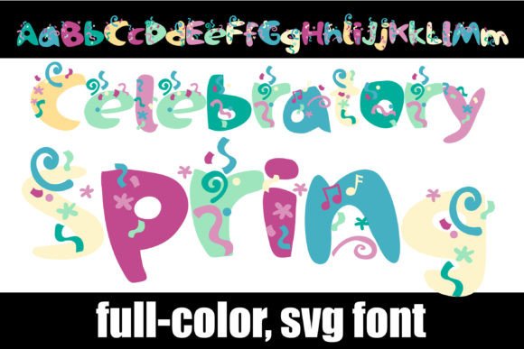 Celebrate Spring with Vibrant, Full-Color Typography