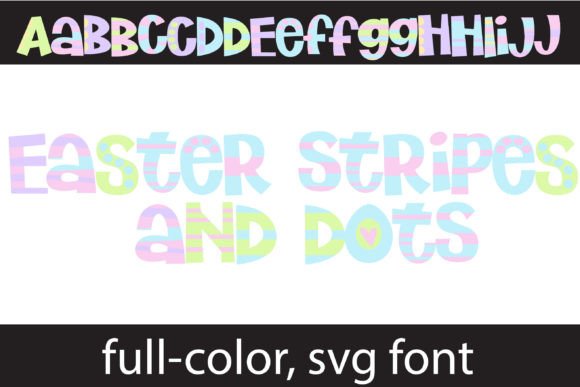 Elevate Your Designs with Easter Stripes and Dots