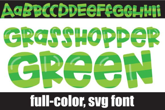 Grasshopper Green: A Playful Font for Vibrant Design