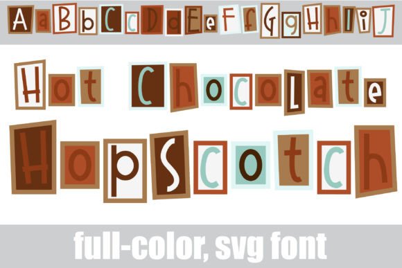Hot Chocolate Hopscotch: A Whimsical Font for Playful Design