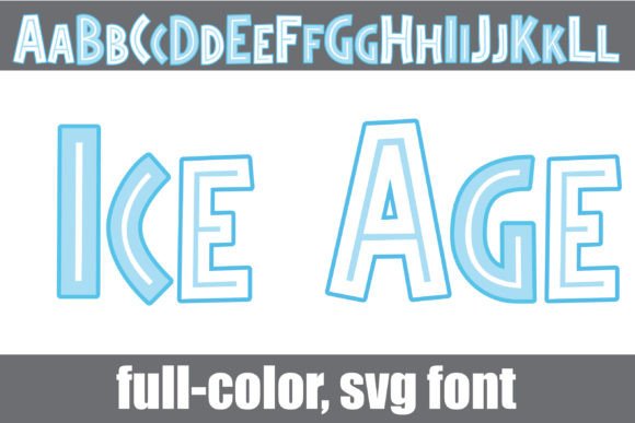 Ice Age Font: A Prehistoric Design Asset with Modern Impact