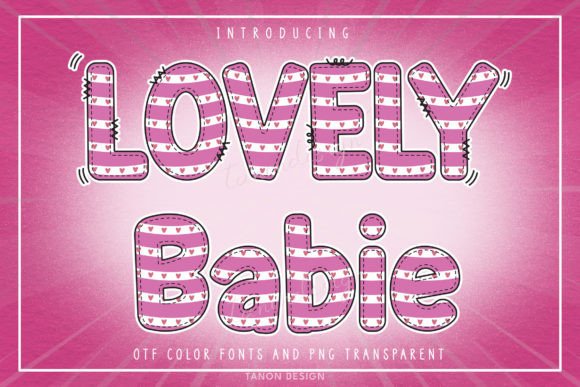 Lovely Babie: A Valentine Font for Modern Design Projects