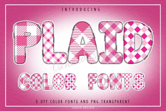Plaid: A Girly Font Collection for Creative Projects