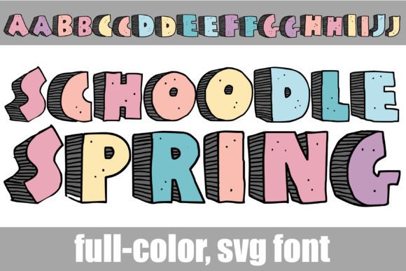 Schoodle Spring: A Fresh Take on 3D Typography