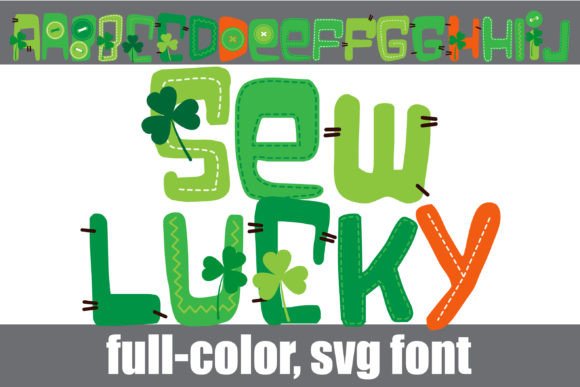 Sew Lucky: A Whimsical Font for Creative Design