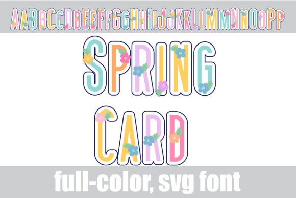 Spring Card: Elevate Your Designs with Vibrant Typography