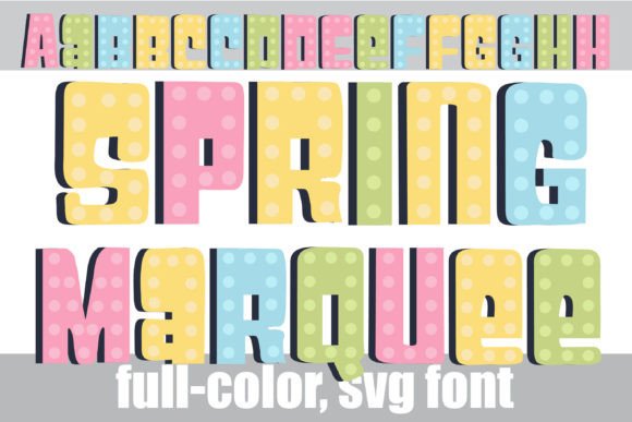 Spring Marquee: A Fresh Take on Colorful Typography