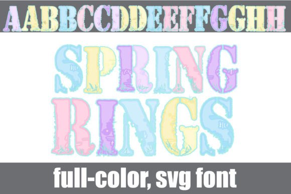 Spring Rings: Elevate Your Designs with This Vibrant Font