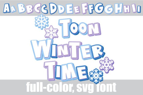 Toon Time Winter: A Whimsical Font for Festive Designs