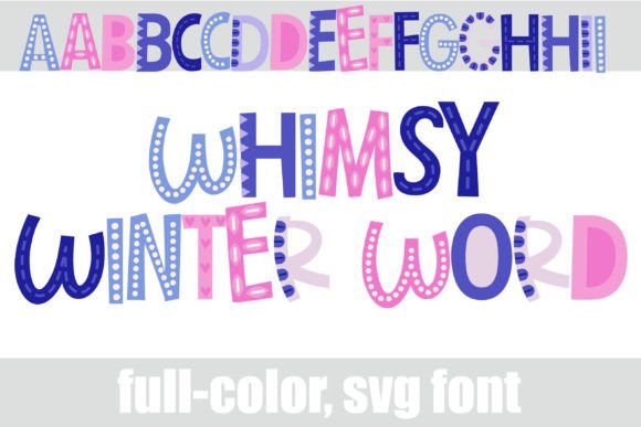 Whimsy Winter Word: A Playful Font for Seasonal Design